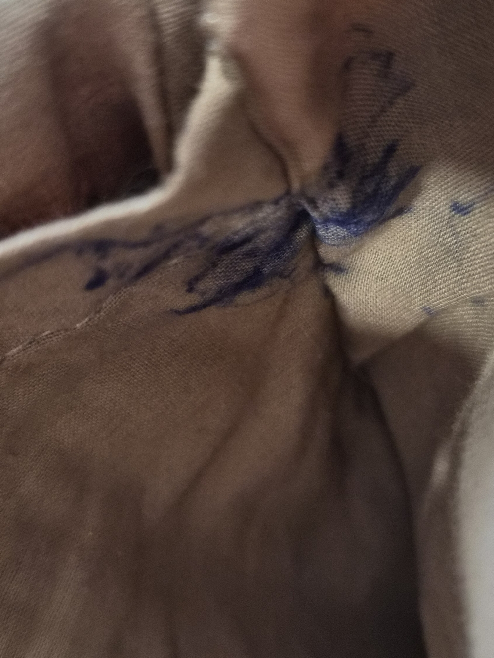 Vintage Carpetbag Brown Velvet Floral Crossbody Bag - Picture 11 of 14